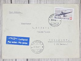 CL13 Enveloppe + Timbre Suisse 1944