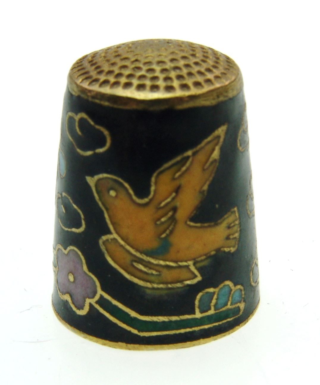 Fingerhüte: Fingerhut mit Motiv Vogel (5) – Gebraucht aus Langenthal von Sherkaan 3