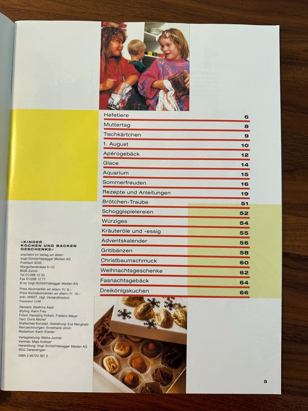 Riviste & Magazine: Heft: Kinder kochen und backen Geschenke (WirEltern) – Usato da Endingen venduto da Jilly-Lilly 1