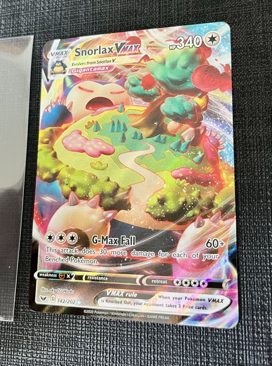 Pokémon Carte collezionabili: Snorlax VMAX (142/202) EN, Mint – Nuovo (secondo la descrizione) da Abtwil SG venduto da Doemiyoo 1