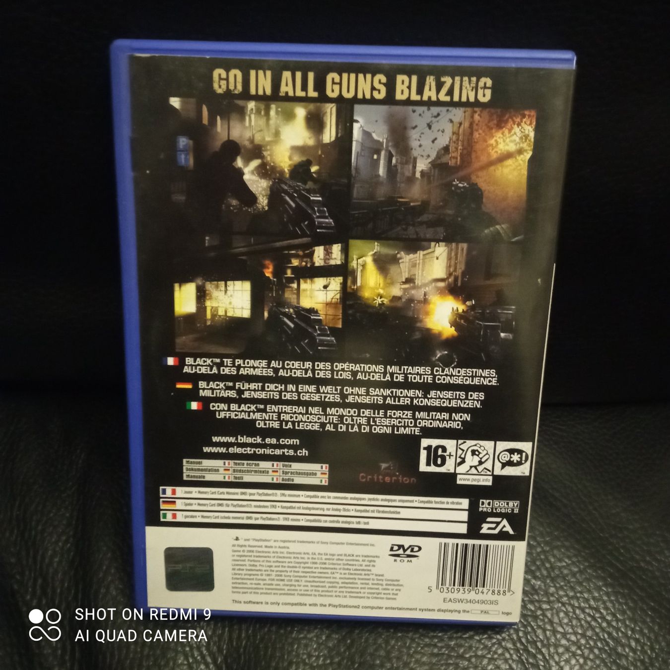 Giochi: Black - PlayStation 2 - Top Zustand! post gratis – Usato da Bern venduto da TotheMoonnn 3