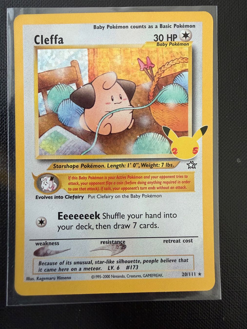 Pokémon Sammelbilder & Trading cards: Cleffa #20 CELEBRATION EN – Neu (gemäss Beschreibung) aus Savigny von Matgab94