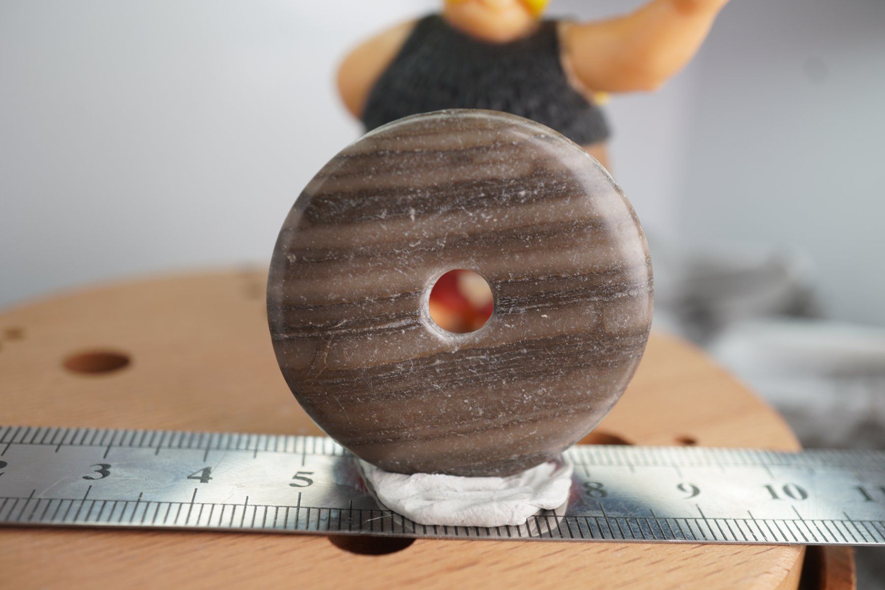 Minerali & Pietre curative: Zebra Jaspis   Pi Scheibe ca40mm   Ab 1.-(1) – Nuovo e nell'imballaggio originale da Eschenbach SG venduto da topstone 6