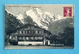Bernerhaus - Chalet Bernois - Poststempel Bönigen  1930