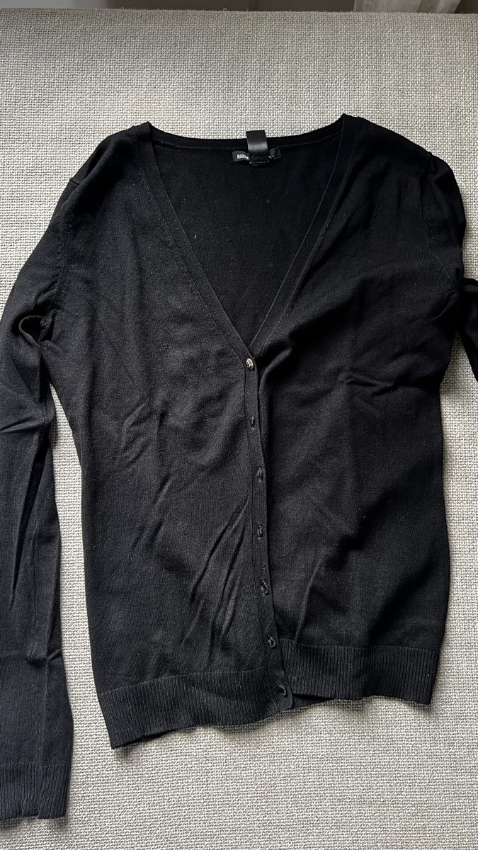 Mango Maglioni & Felpe: Mango Basics Strickjacke, Gr. M, schwarz, neuwertig! – Usato da Schaffhausen venduto da Halu279 5