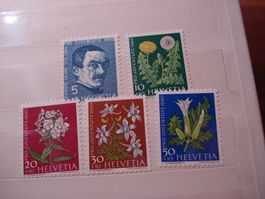 Satz Pro Juventute 1960 **