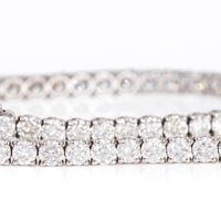 Diamant-Tennisarmband Naturdiamanten 6.22ct + Zertifikat
