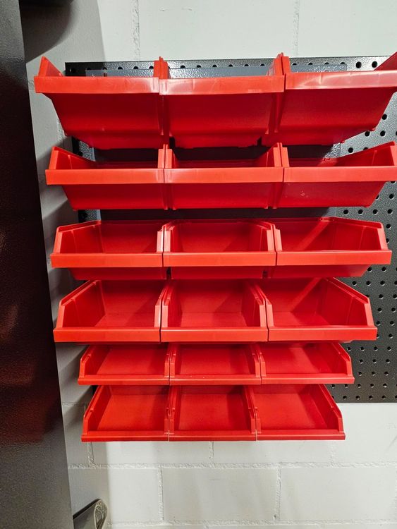 Sichtlagerkasten - Sichtbox Größe 4 - Rot, 336 X 205 X 154 Mm - Gebra, 3,95