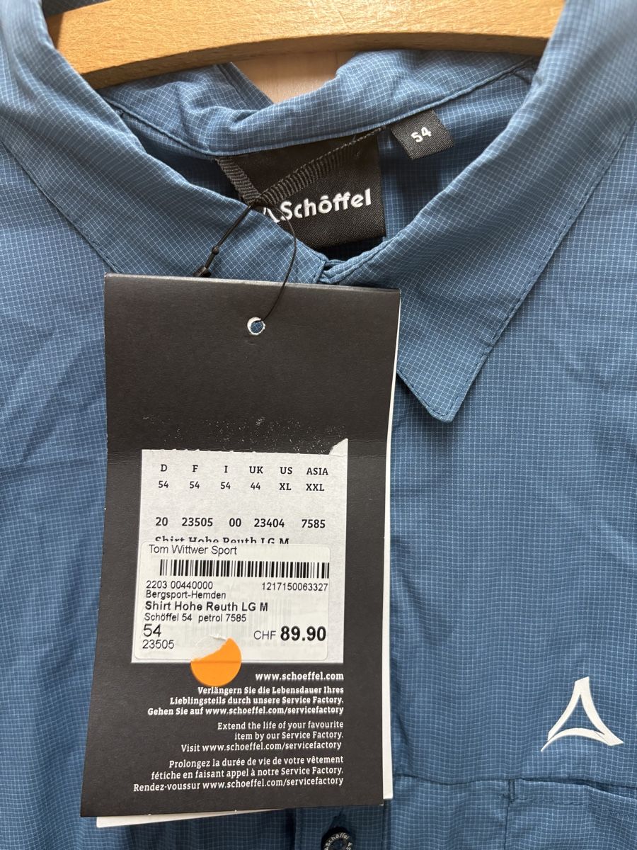 Schoeffel Hemden: Schöffel Hemd Gr. 54/XL – Neu und originalverpackt aus Steffisburg von noctilux 2