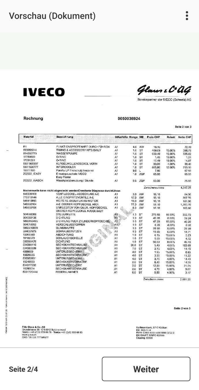 Iveco Veicoli commerciali: Iveco daily 35c15 – Usato da Olten venduto da Kuqi0 7