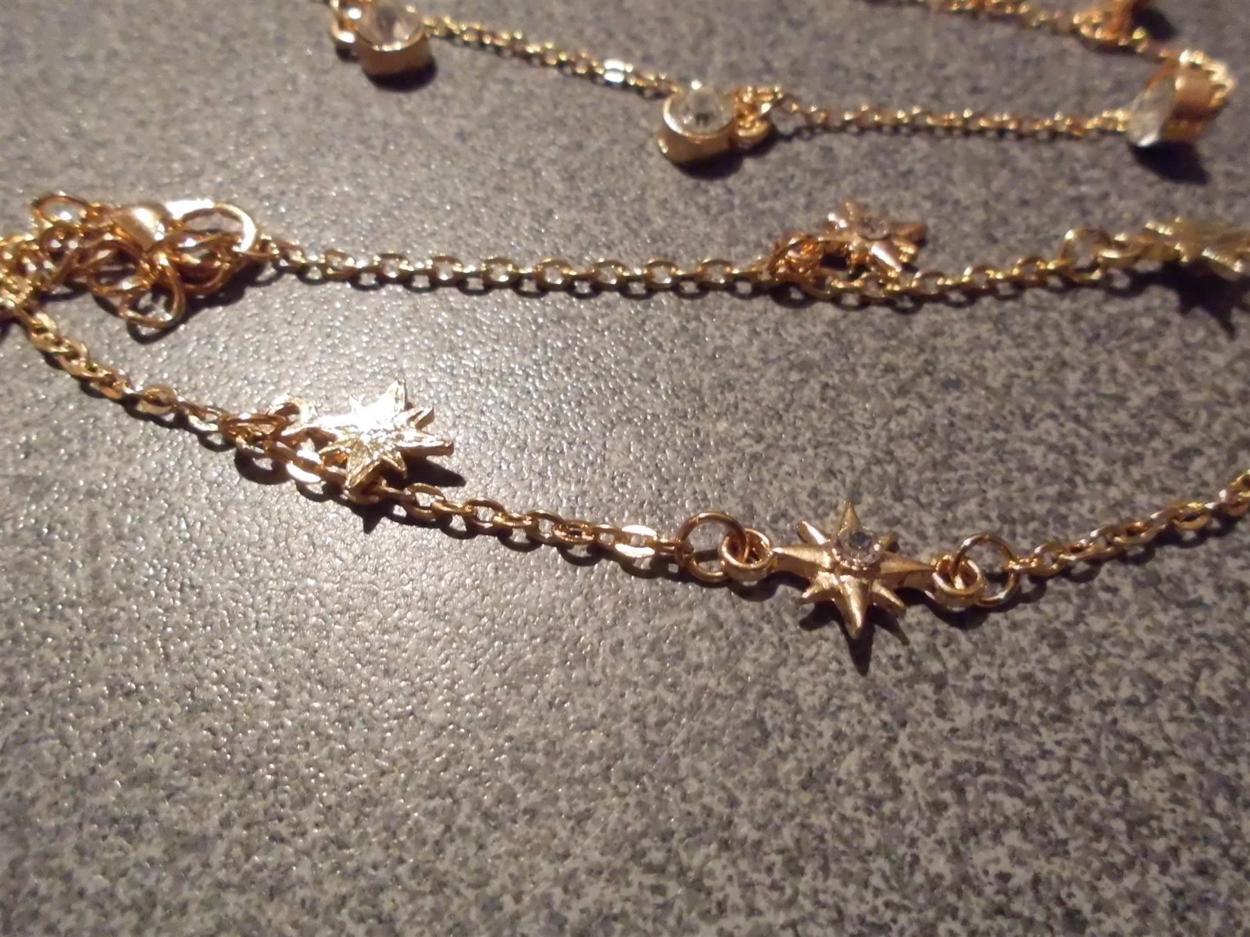 Catenine: Fusskette goldfarbig, Sonne/weisse – Usato da Zürich venduto da abraxas1291 1