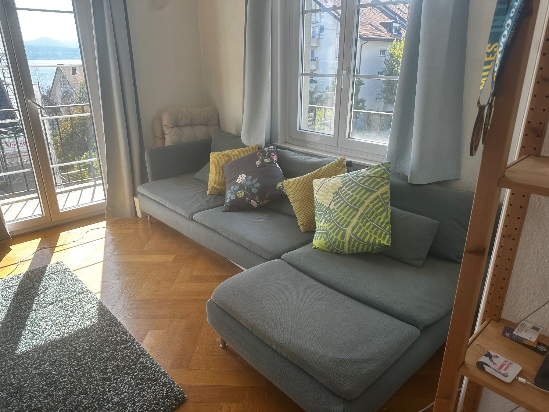 Ikea Divani: Canapé d’angle IKEA SÖDERHAMN gris – Usato da Lausanne venduto da jchaplin81