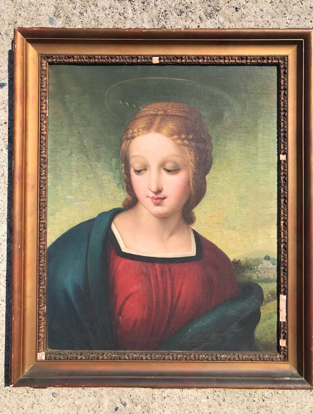 Dipinti: Madonna: Tableau/ Gemälde/ Quadro – Usato da Fribourg venduto da SD1910 4