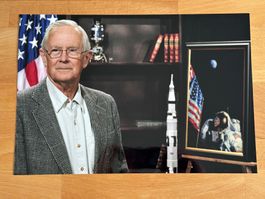 Photo portrait de l'astronaute Charlie Duke (Apollo 16)