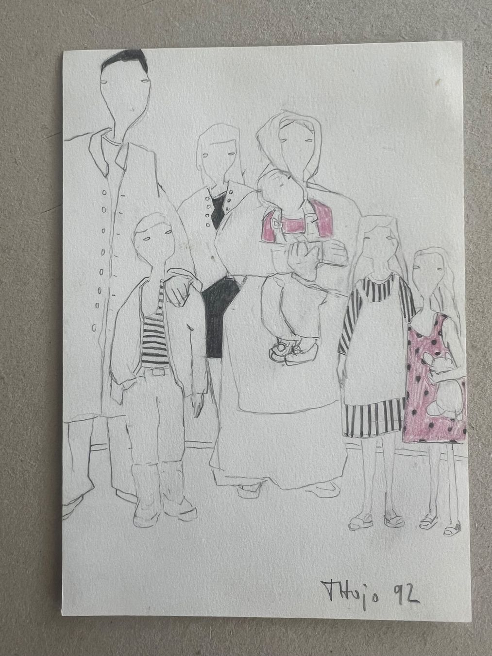 Grafiken & Lithographien: Konvolut: Thomas Jost, 10 Original-Bleistiftzeichnungen – Gebraucht aus Rain von Pic-Ass 6