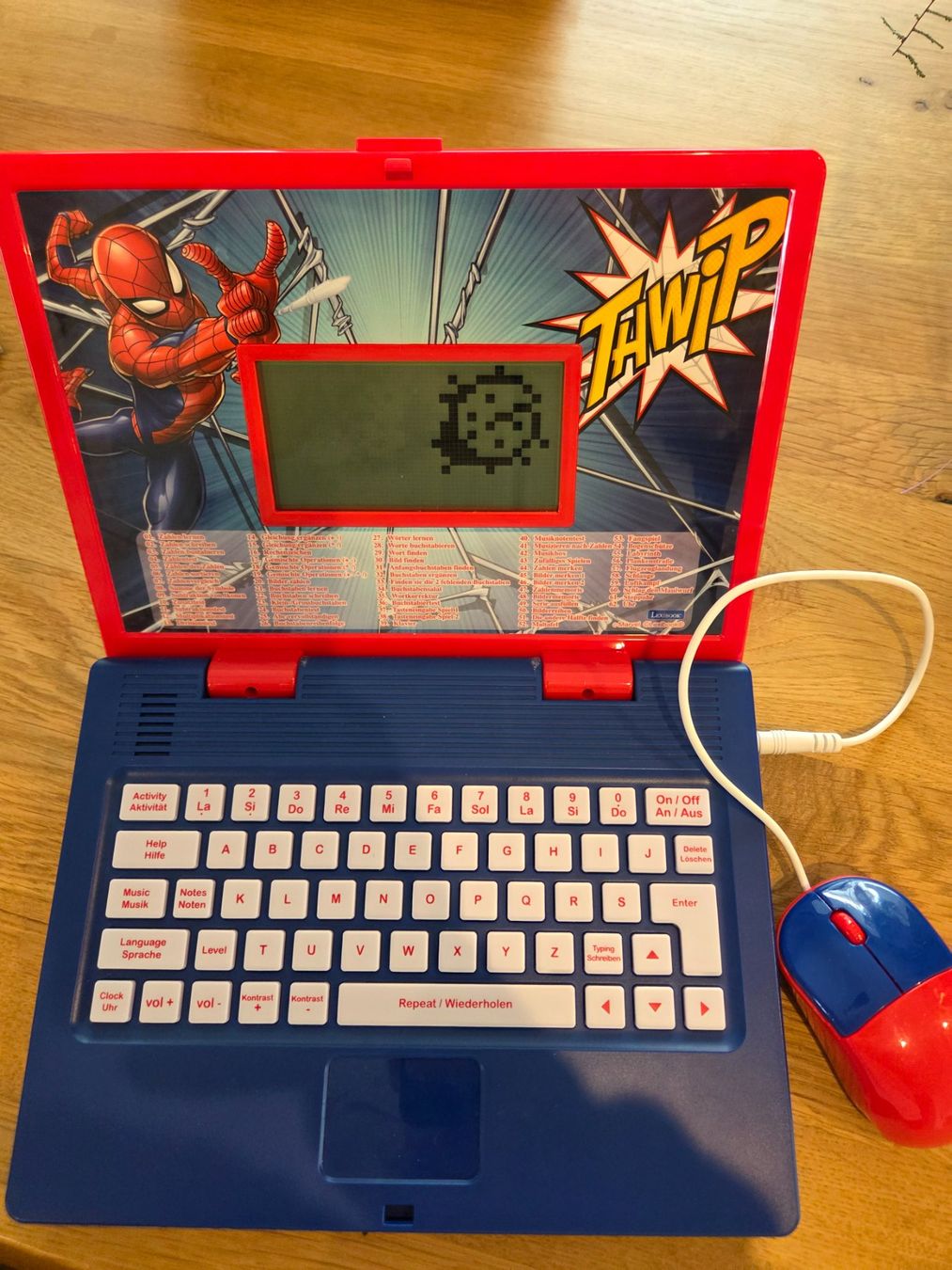 Giochi: Lexibook Lerncomputer Spider-Man Lernlaptop EN/DE, deutsch – Nuovo (secondo la descrizione) da Heinrichswil venduto da frankie19860 2