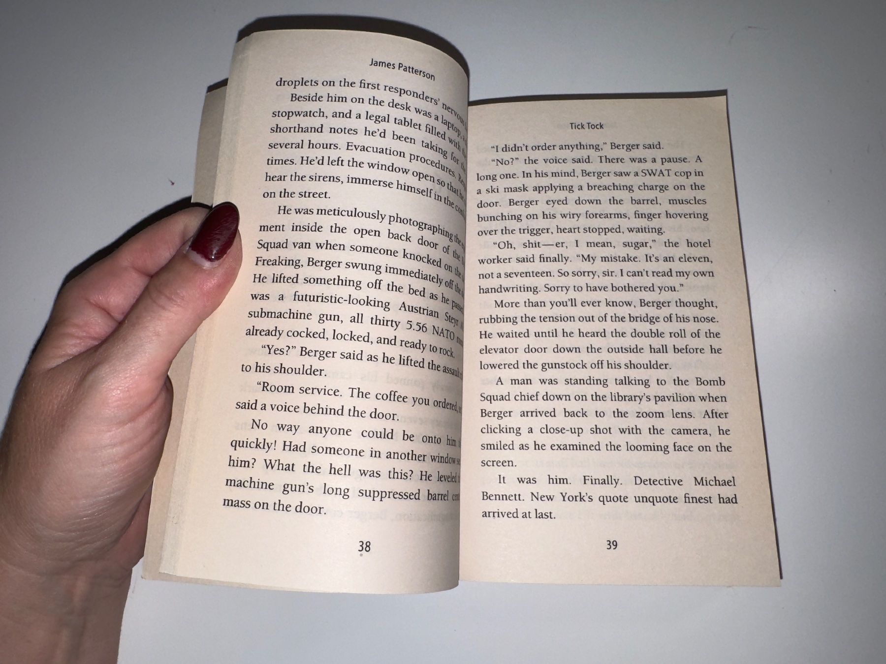 Libri: NOVEL: James Patterson, Tick Tock – Usato da Grosswangen venduto da English_books 3