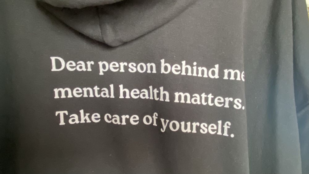 Pulls & Sweat-shirts: Schwarzer Hoodie mit Spruch - Mental Health Matters, XL – Neuf (Voir description) à Wila par anr_7hd7 2