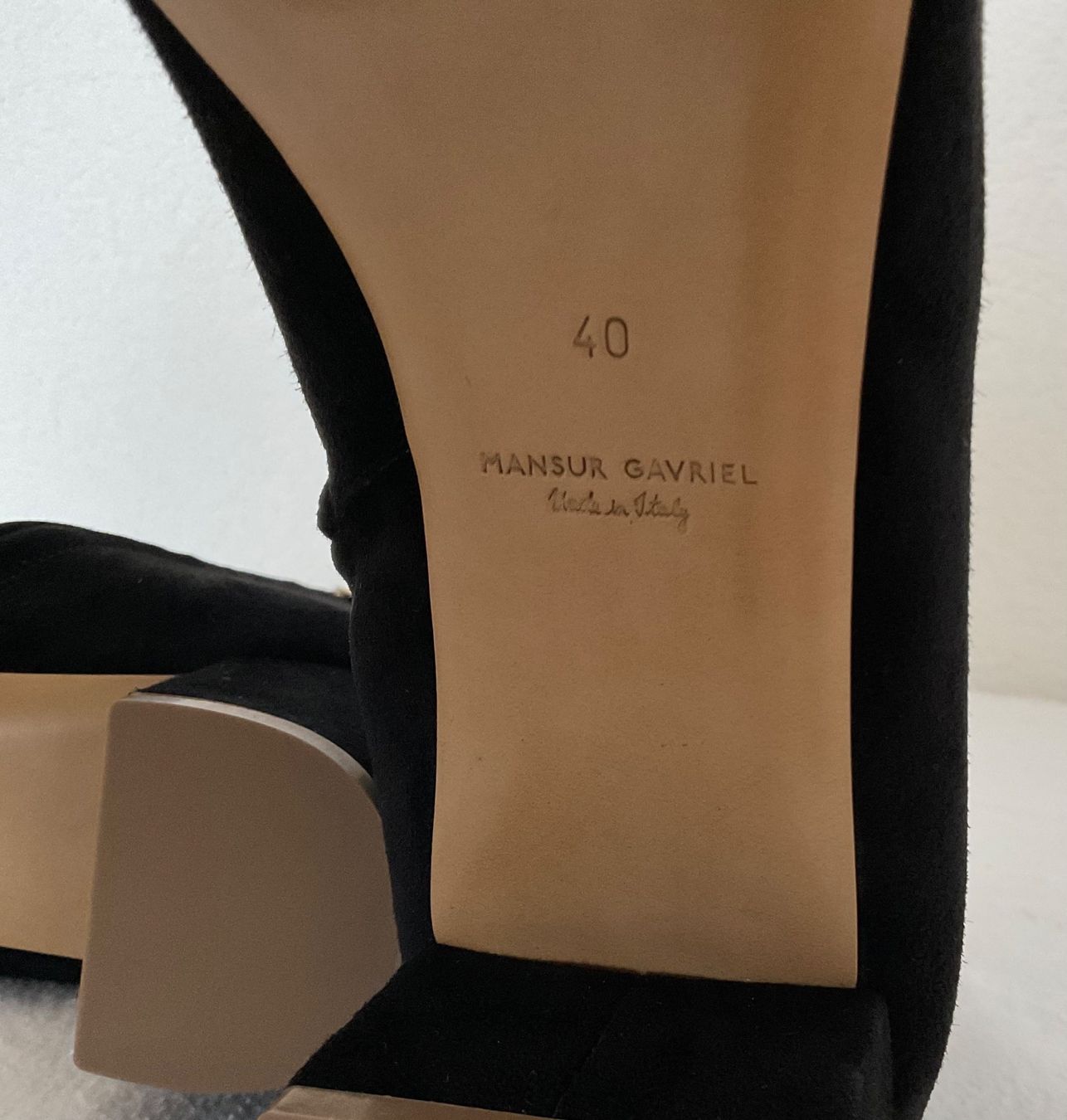 Scarpe da donna: Mansur Gavriel : bottines noires en daim – Nuovo e nell'imballaggio originale da Corseaux venduto da Mililaforet75 4