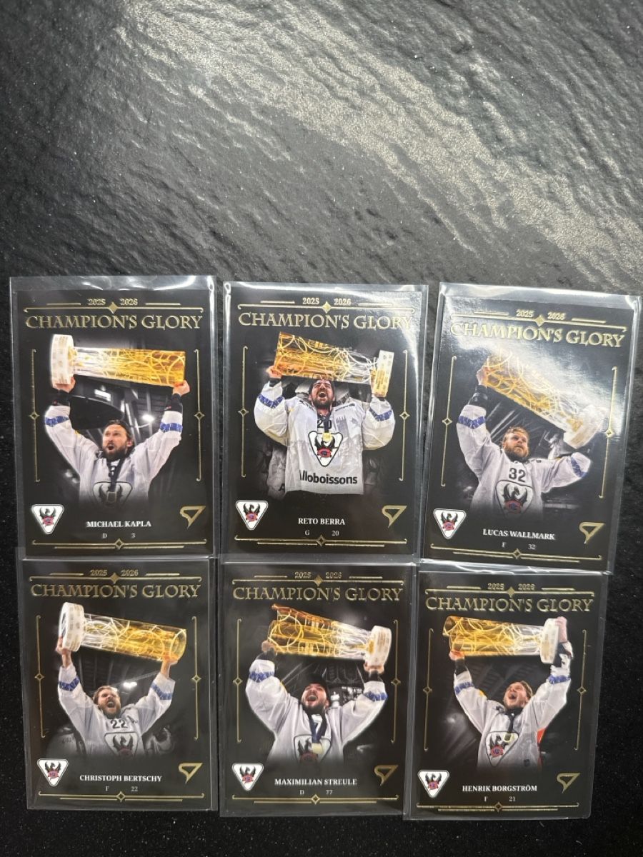 Sportzoo Sammelbilder & Trading cards: Sportzoo playoff champions glory  – Neu und originalverpackt aus Posieux von figaro_nala