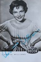 Christa Williams (1926-2012) Sängerin - sign. Foto