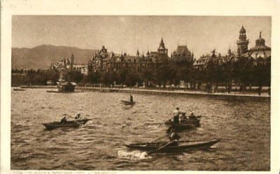 Cartoline postali: Zürich, rotes Schloss – Usato da Ottikon b.Kemptth. venduto da Neptun1974