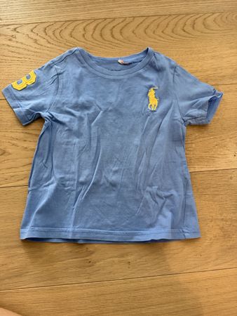 Hellblaues Ralph Lauren Sommer T-Shirt, Gr. 86/18Mnt