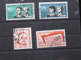 DDR 1958 Menschenrechte/KPD gest.