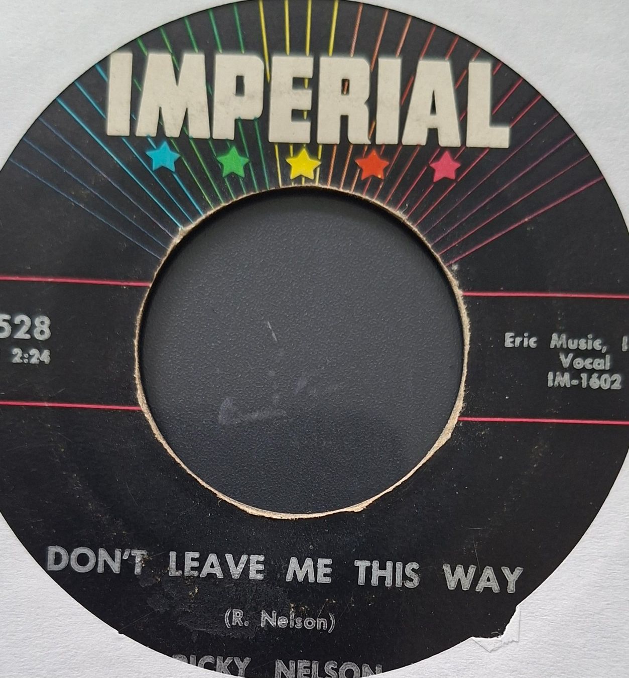 Dischi in vinile: Vinyl-Single Ricky Nelson - Don't Leave Me This Way – Usato da Langenthal venduto da Modo39