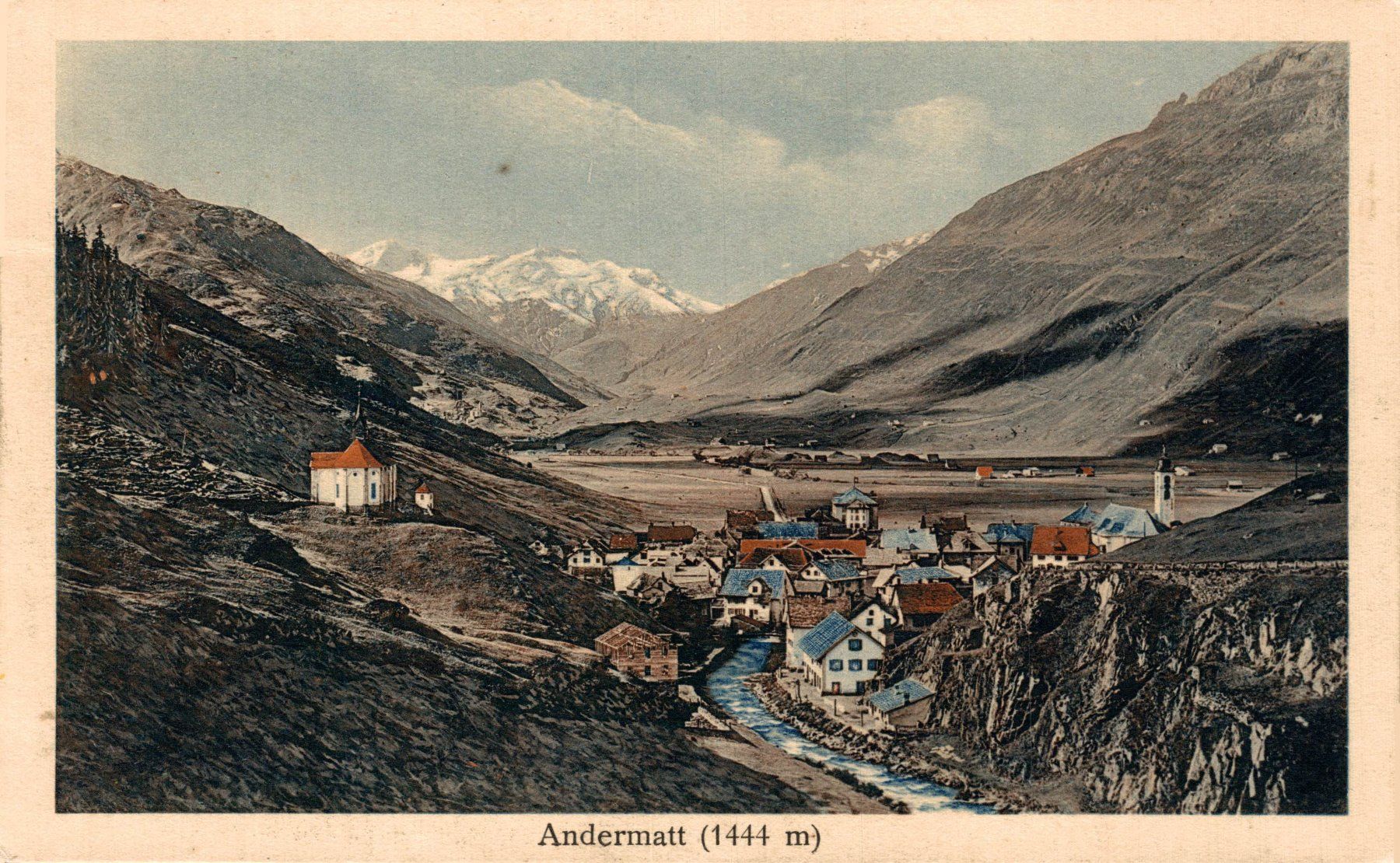 Cartoline postali: Andermatt. Hotel Monopol – Usato da Bronschhofen venduto da Astore