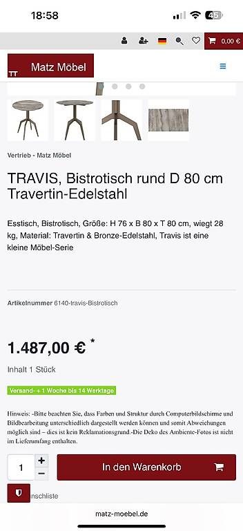 Tavoli: Designer Marmortisch – Usato da Seuzach venduto da N.Klimsa 3