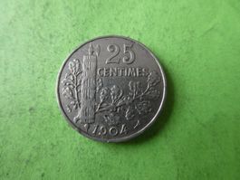 Frankreich 1904 A, 25 Centimes