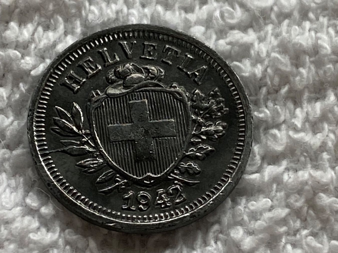 Tutti le monete: 1 centime/rappen 1942 abart – Usato da Nyon venduto da Ilmi09