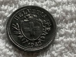 1 centime/rappen 1942 abart