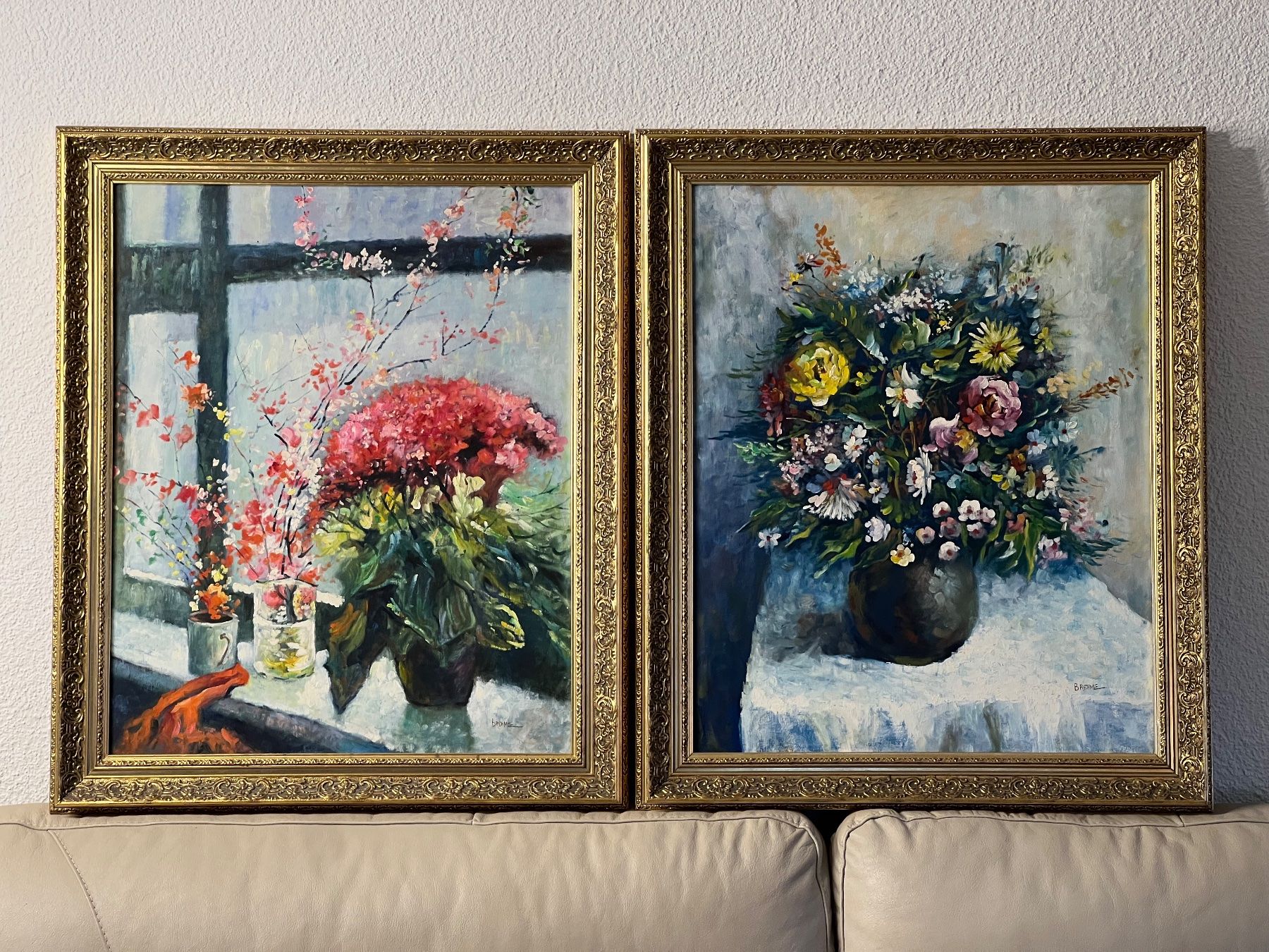 Gemälde: Zwei Impressionistische Elemente von BREHME! – Gebraucht aus Basel von pmART 1