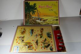 Karl May - Durch die Wüste, altes Brettspiel Leipzig DDR