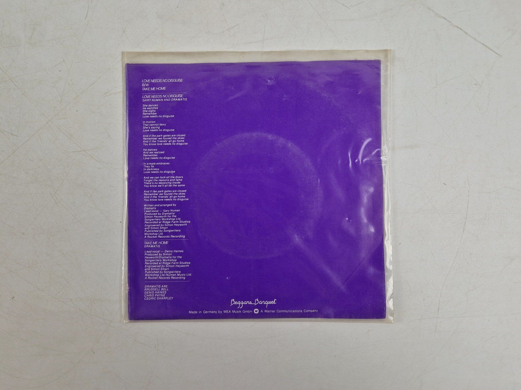 Dischi in vinile: Gary Numan / Dramatis (1 Single) – Usato da Muhen venduto da Restwert_Muhen 1