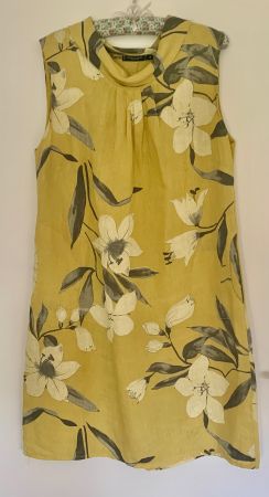 Sommerliches Leinenkleid "Lungo L'Arno", Gr. XL, Top!