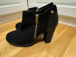 Stiefeletten Grösse 39, Schwarz, Absatzschuhe