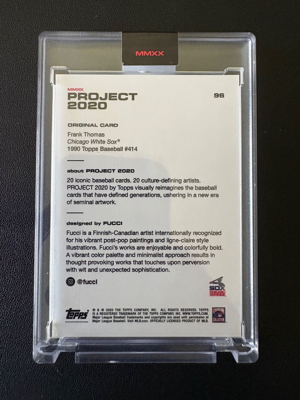 Topps Carte collezionabili: Frank Thomas 2020 Topps Project MLB #96 CARD – Nuovo (secondo la descrizione) da Savosa venduto da Misch-M13 1