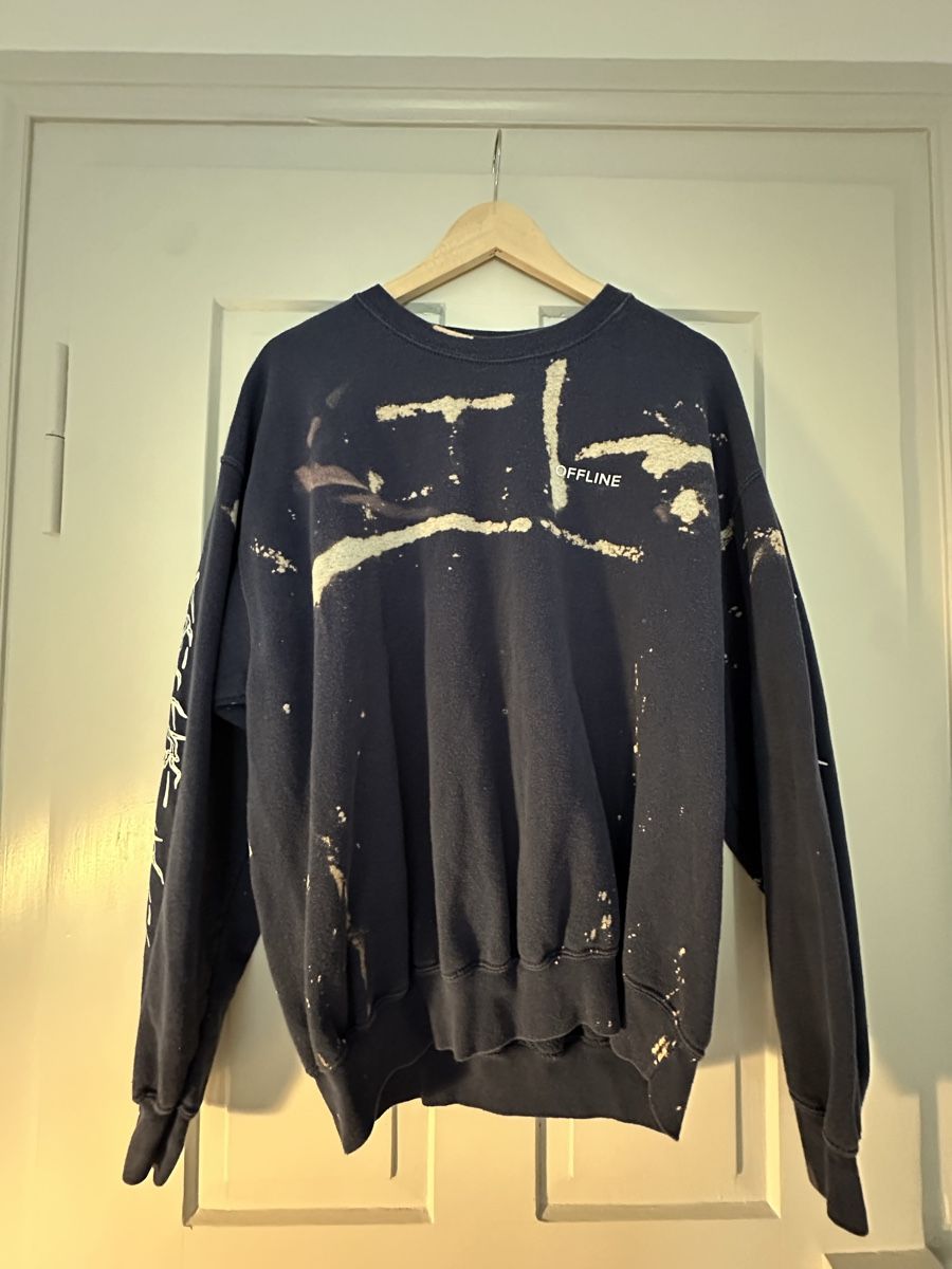 Maglioni & Felpe: Offline Sweatshirt, dunkelblau mit Print – Usato da Bern venduto da david.111