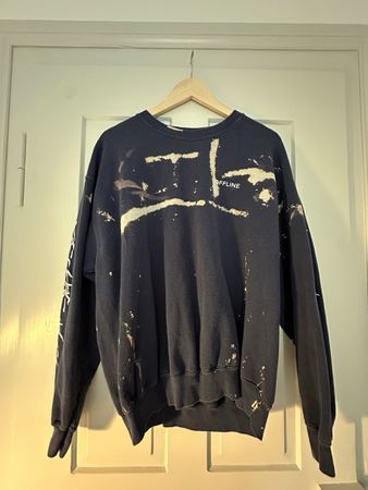 Offline Sweatshirt, dunkelblau mit Print