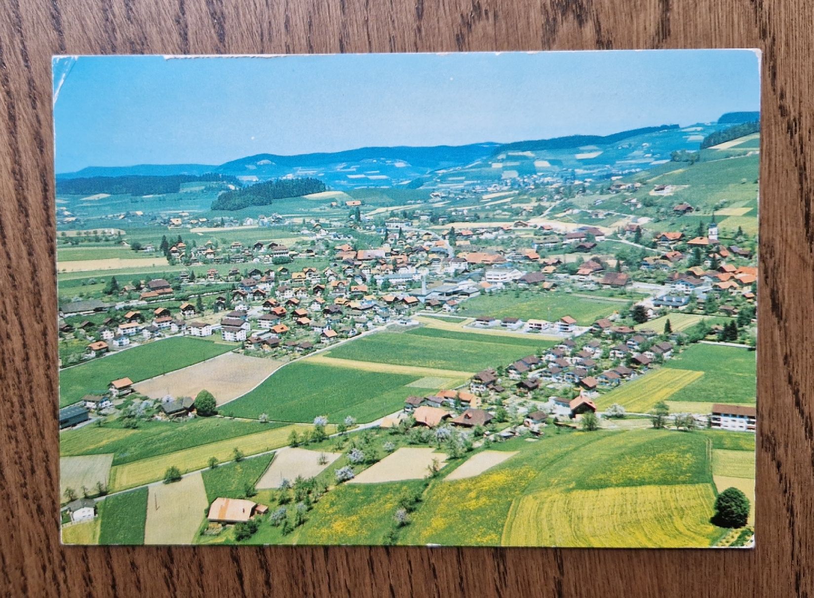 Cartoline postali: Flugaufnahme Grosshöchstetten 1978 – Usato da Ebikon venduto da Donar50
