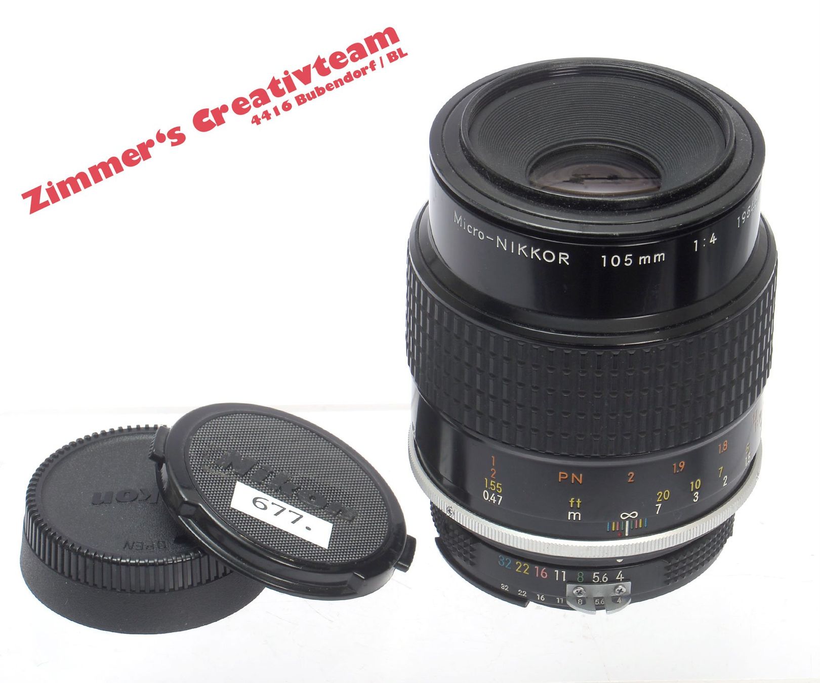 Nikon Obiettivi: Micro-Nikkor 105mm 4.0 AI, Nikon manuell – Usato da Bubendorf venduto da zimmers_creativteam 1