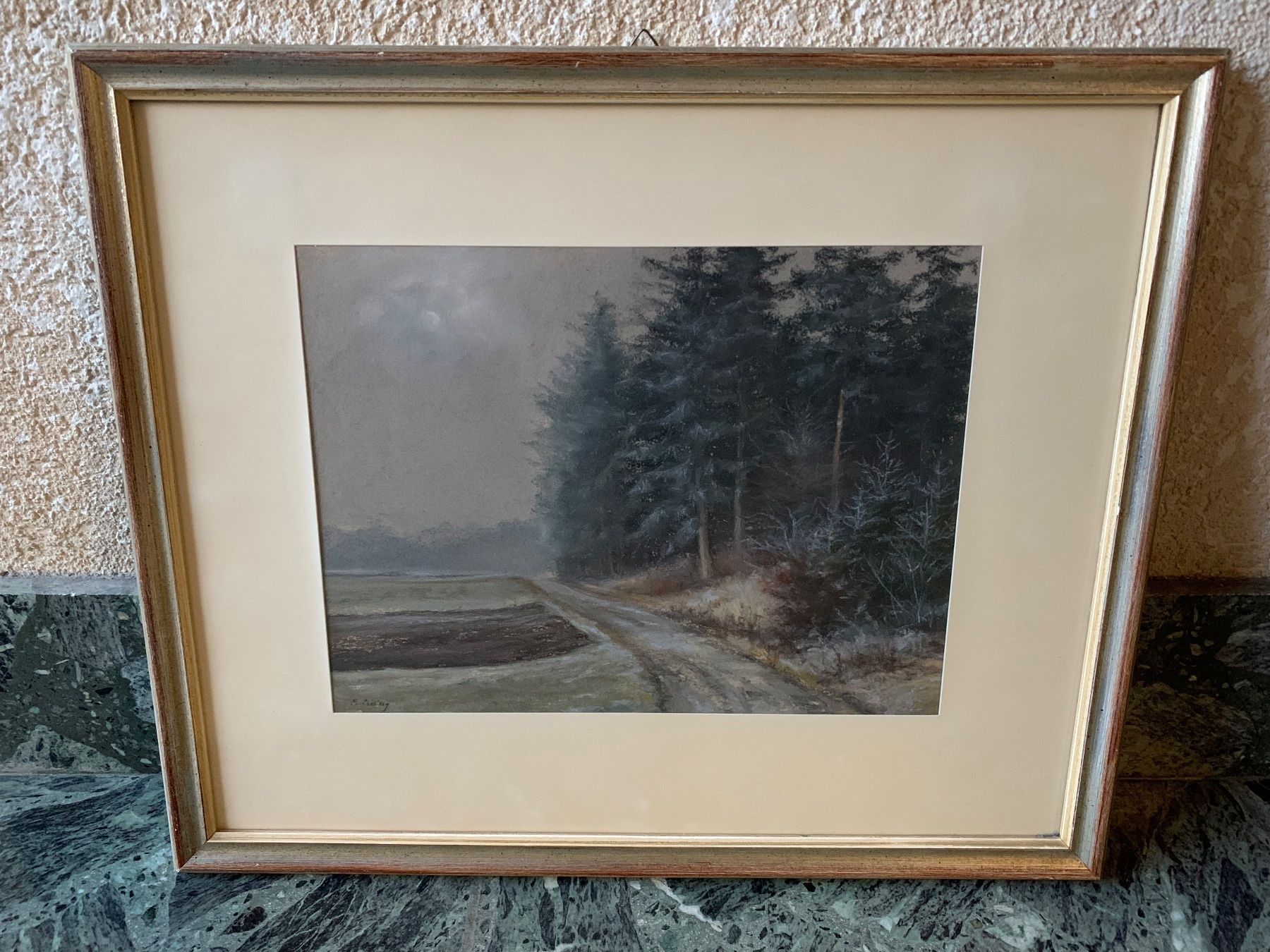 Dipinti: Gemälde hinter Glas, Fritz Preisig – Usato da Winterthur venduto da Compiorg