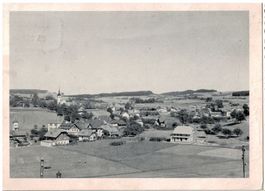 Biglen, untere Dorfpartie, gelaufen 1938