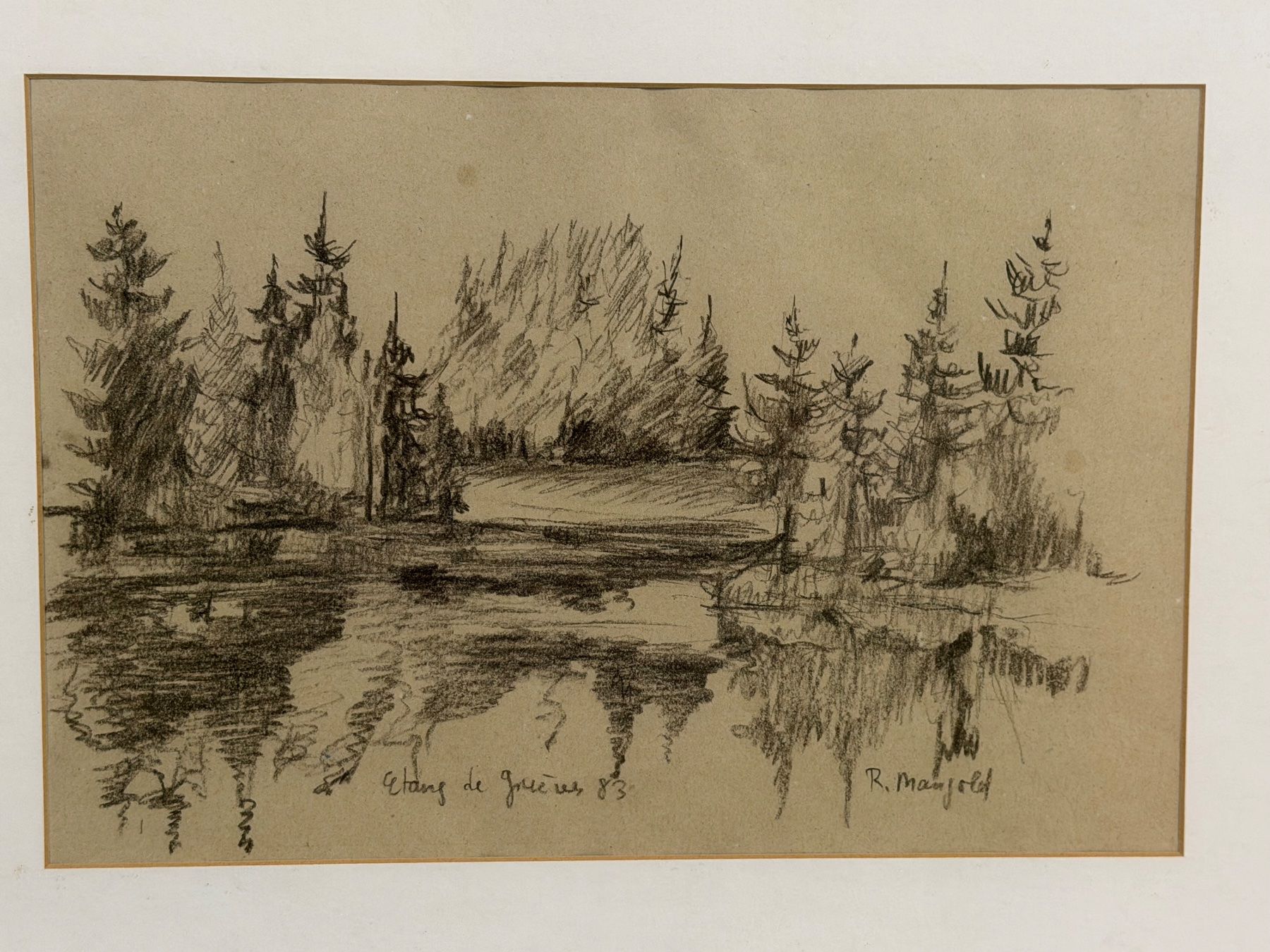 Gemälde: R. Mangold 1983 Original – Gebraucht aus Basel von PAUL_ART 1