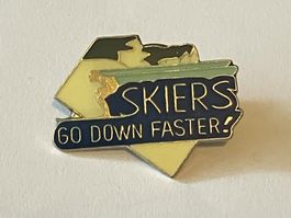 1 Pin Skiers go down faster