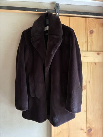 Fake Fur Mantel Closed Gr. L