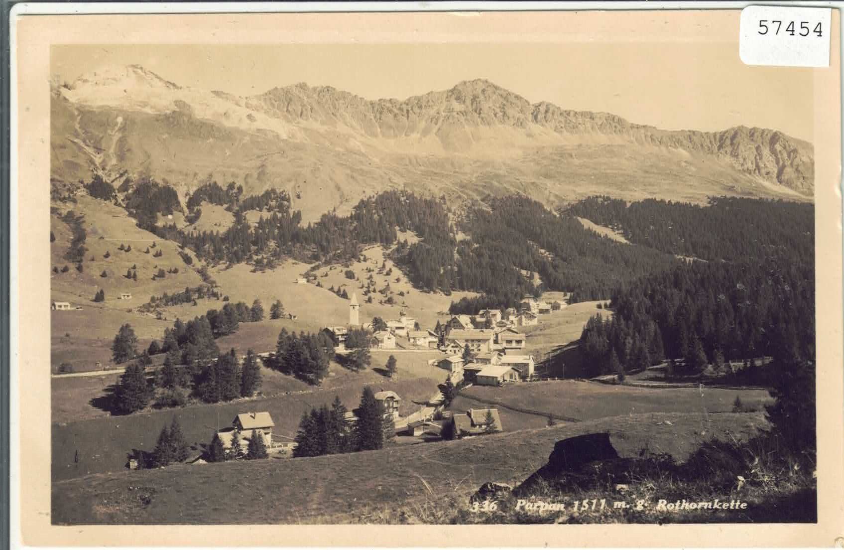 Cartes postales: Parpan mit Rothornkette – D'occasion à Ettingen par Kartenplanet